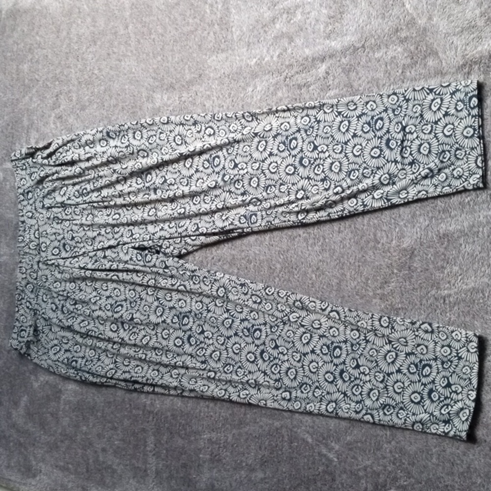 Corey Lynn Calter geometric floral lounge pants